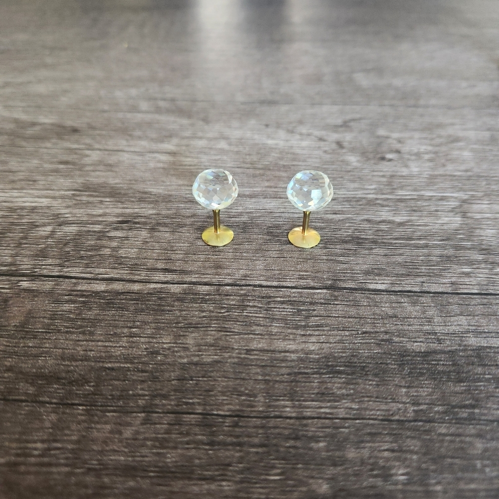 Swarovski miniture wine glasses